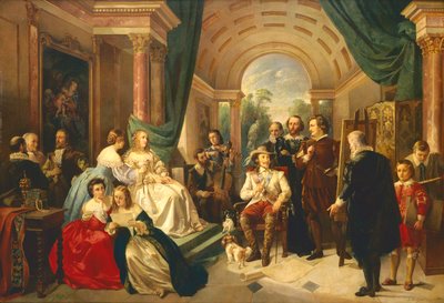 Anthony van Dyck at the Court of Charles I by Louis Katzenstein
